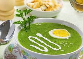 Crème Zopp op enger Protein Diät