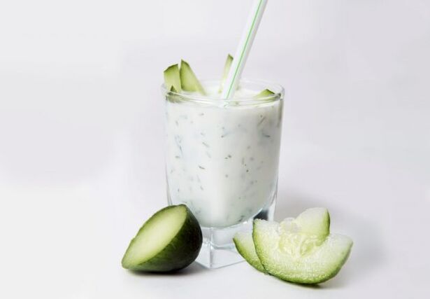 Gurken-Kefir Diät