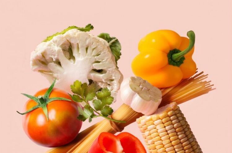 Italienesch Diät mat Geméis an Uebst fir Gewiichtsverloscht