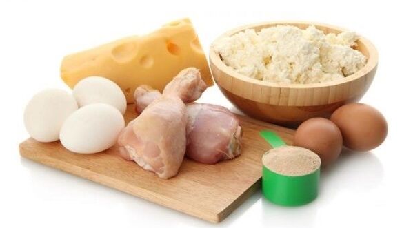 Protein Liewensmëttel fir Diät